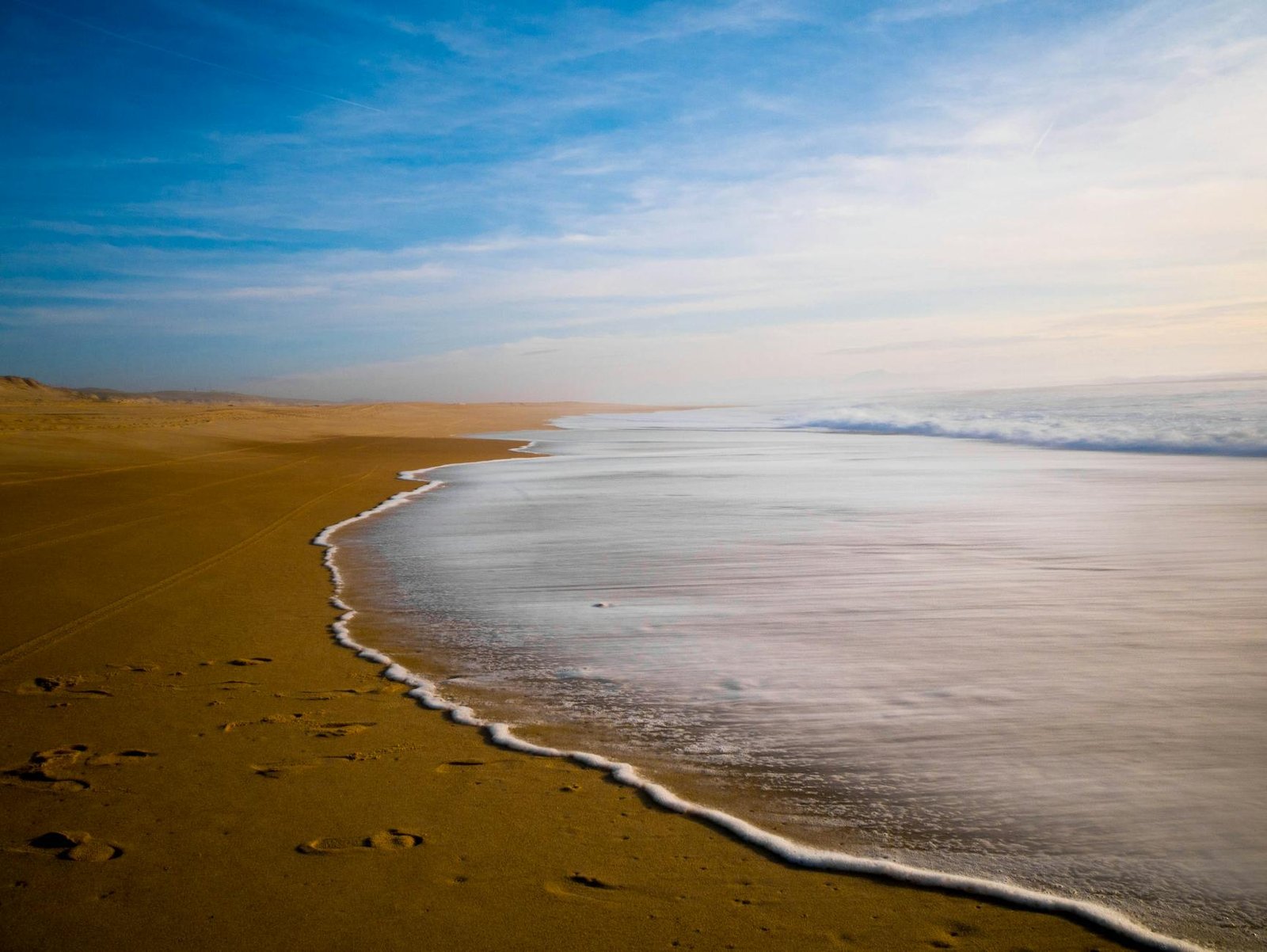 water on the shore