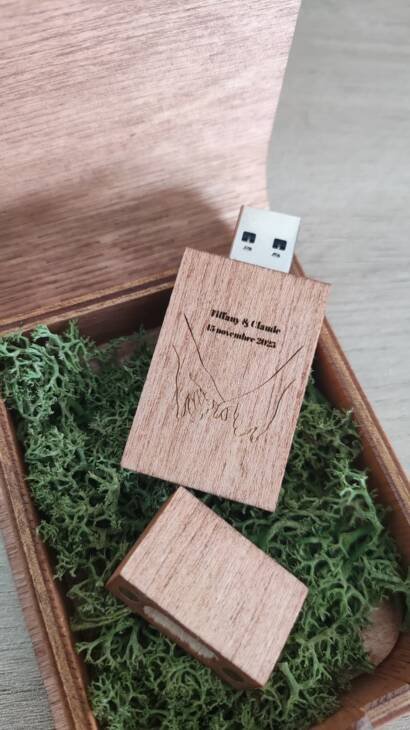 Clé usb coffret Tiffany et Claude